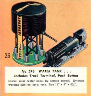 Vintage Train Set Water Tower American Flyer Water Tank 596 