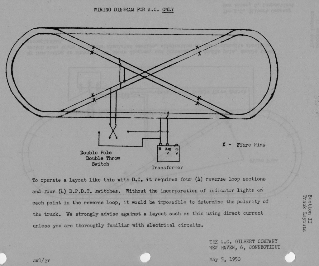 Reverse Loop Wiring Diagram for A.C. Only