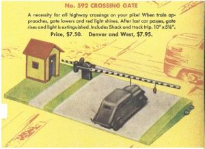 American Flyer Crossing Gate 592