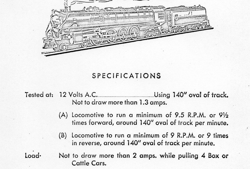 American Flyer Locomotive 335 & K335 Parts List and Diagram