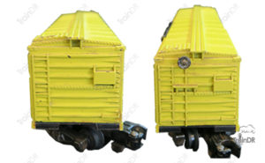 American Flyer Box Car 937 MKT (Front & Rear View)