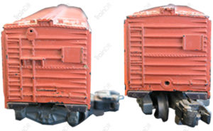 American Flyer Refrigerator Car 24426 The Rath Packing Company (Front & Rear View)